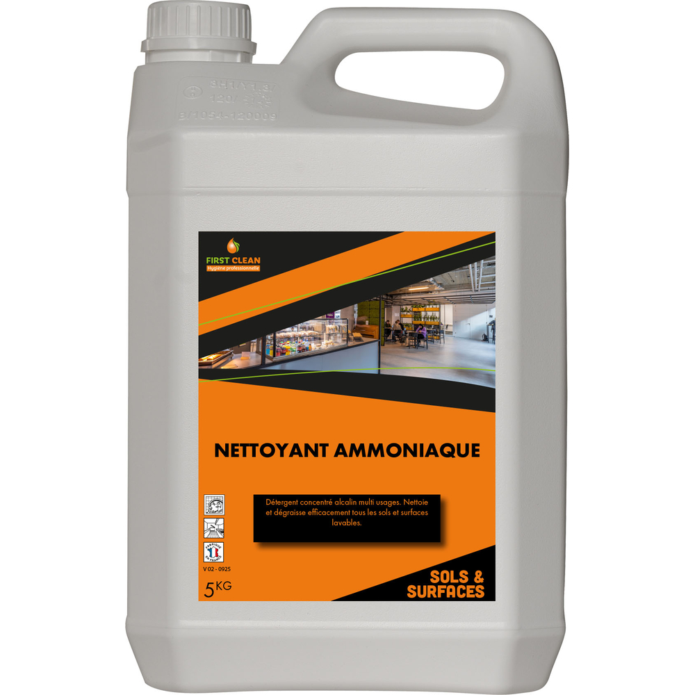 Détergent concentré ammoniaque 